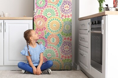 Decoration fridge cover Round pattern