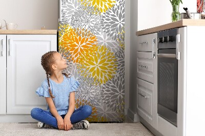 Decoration fridge cover Chrysanthemums