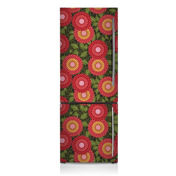 Decoration fridge cover Geometric flower