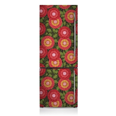 Decoration fridge cover Geometric flower