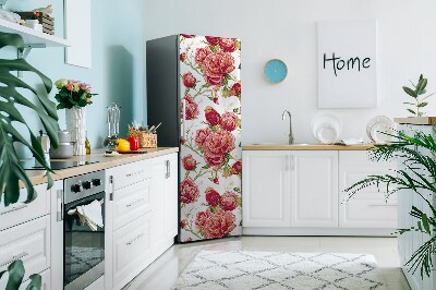 Decoration fridge cover Red birds