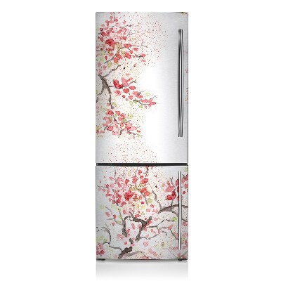 Magnetic fridge cover Cherry blossoms