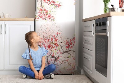 Magnetic fridge cover Cherry blossoms