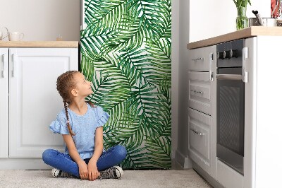 Decoration fridge cover Exotic leaves