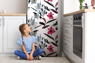 Decoration fridge cover Beautiful flowers