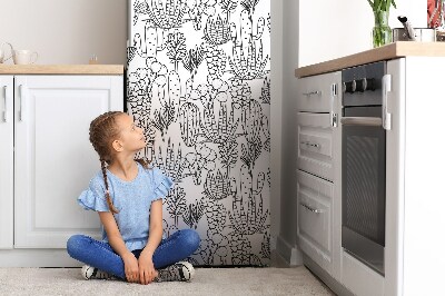 Magnetic fridge cover Cactus