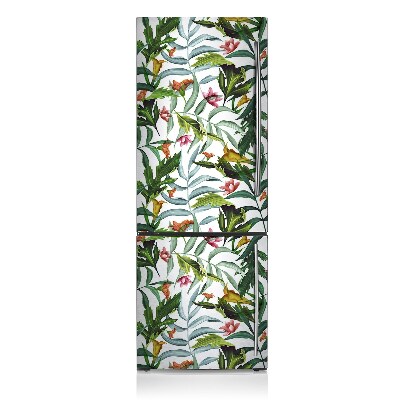 Magnetic fridge cover Tropical flora