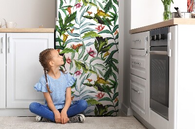 Magnetic fridge cover Tropical flora