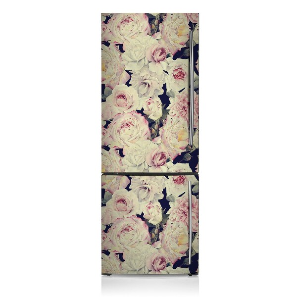 Decoration fridge cover White roses