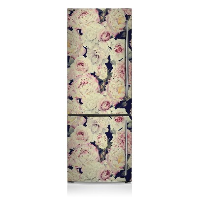 Decoration fridge cover White roses