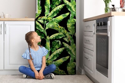 Decoration fridge cover Tropical leaf