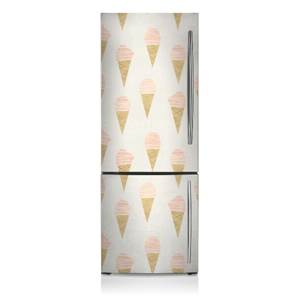 Decoration fridge cover Pink ice cream