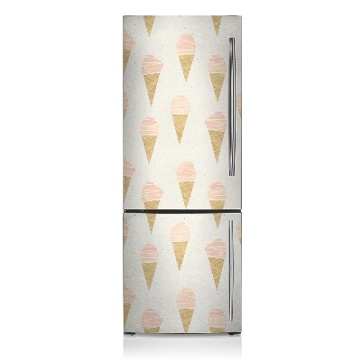 Decoration fridge cover Pink ice cream