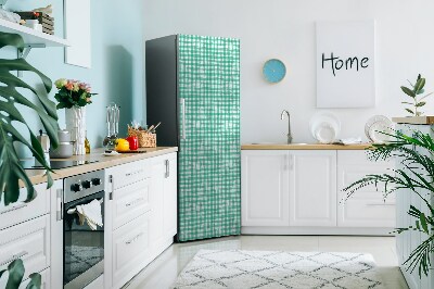 Magnetic fridge cover Green grille