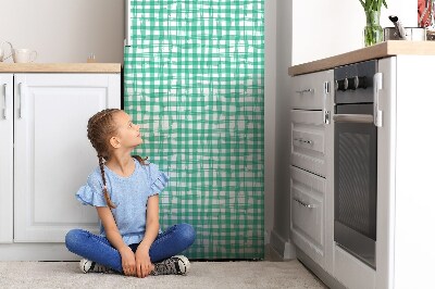 Magnetic fridge cover Green grille