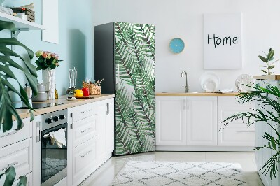 Magnetic fridge cover Palm leaves