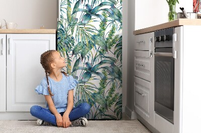 Decoration fridge cover Exotic ferns