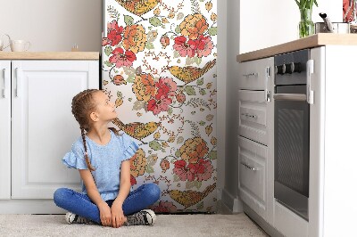 Decoration fridge cover Bird decoration