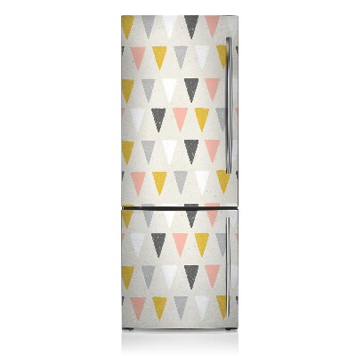 Magnetic fridge cover Triangular pattern