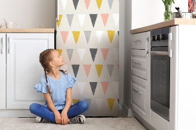 Magnetic fridge cover Triangular pattern