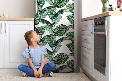 Decoration fridge cover Exotic leaves