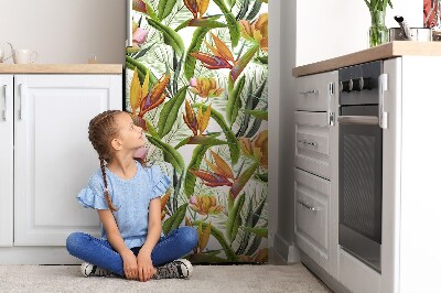 Magnetic fridge cover Tropical plants