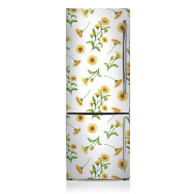 Magnetic fridge cover Sunflowers