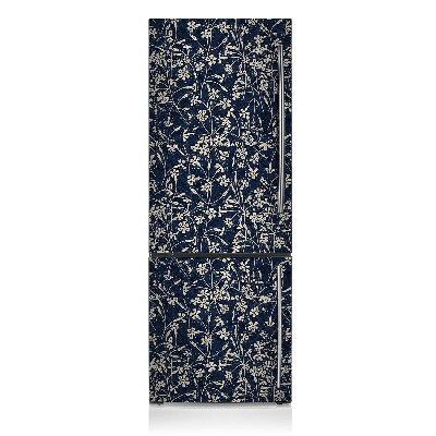 Magnetic fridge cover Floral pattern