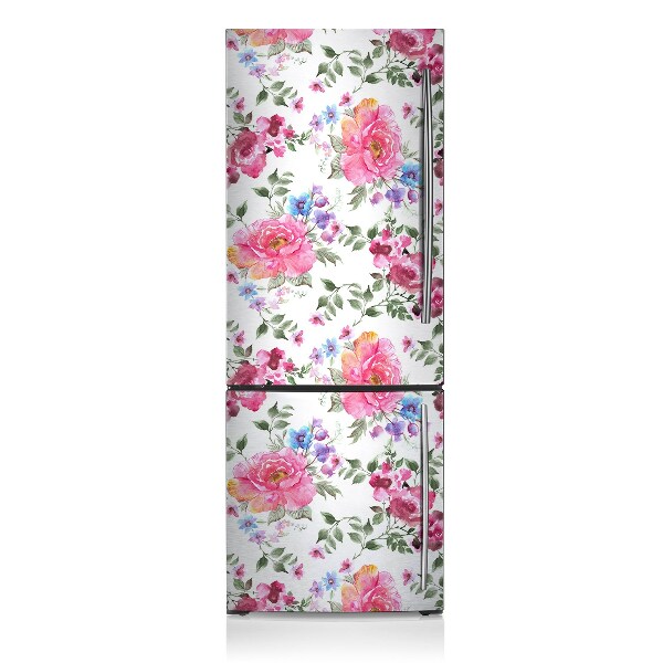 Decoration fridge cover Pink watercolor