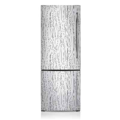 Magnetic fridge cover Chaotic lines