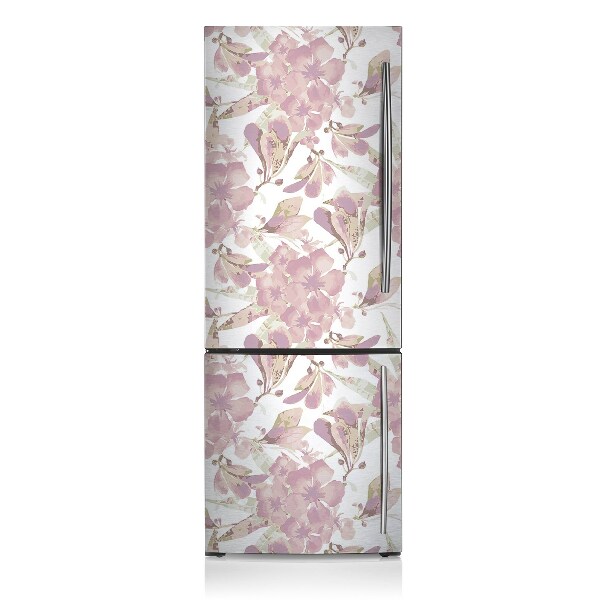 Magnetic fridge cover Hibiscus pink