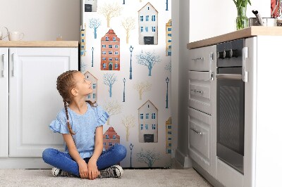 Decoration fridge cover Building