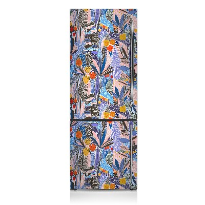 Decoration fridge cover Vintage style painting