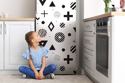 Magnetic fridge cover Geometric pattern