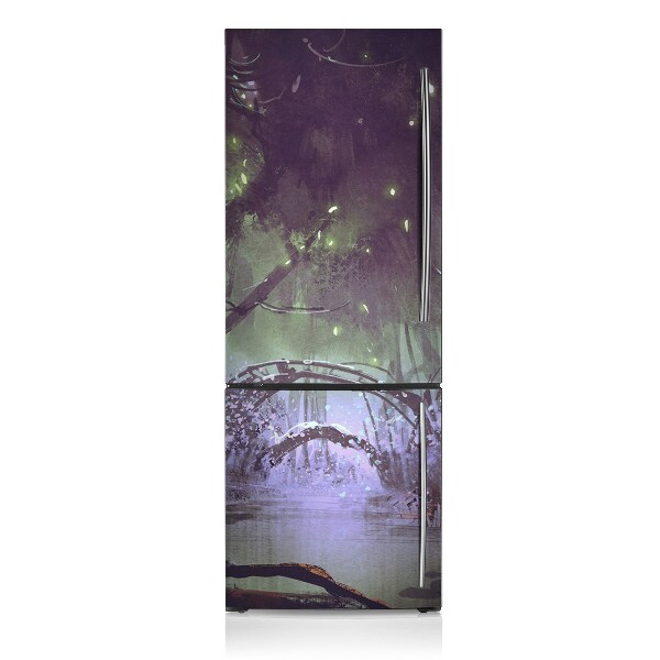 Decoration fridge cover Dark forest