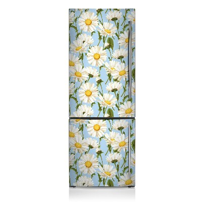 Decoration fridge cover Chamomile flowers