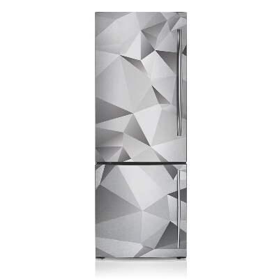 Magnetic fridge cover Gray abstraction