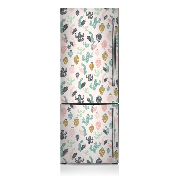 Decoration fridge cover Colorful cacti