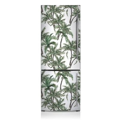 Magnetic fridge cover Tropics and palm trees