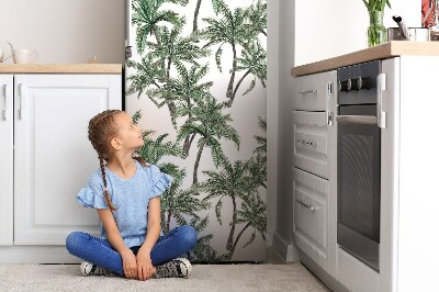 Magnetic fridge cover Tropics and palm trees