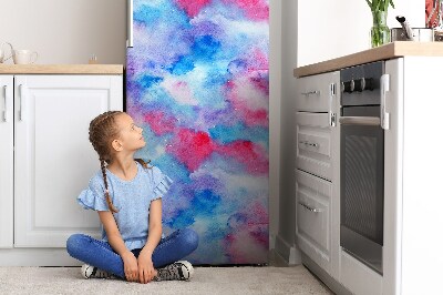 Decoration fridge cover Abstract clouds