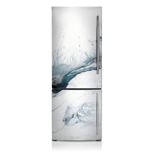 Magnetic fridge cover Winter abstraction