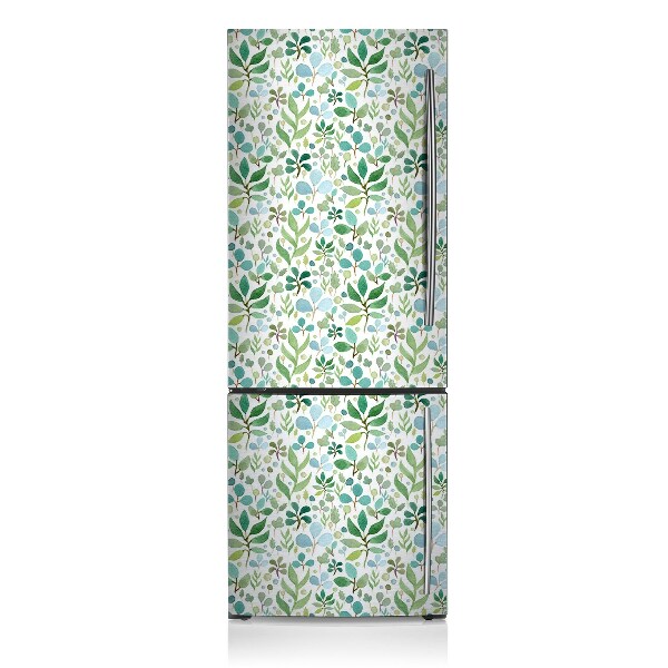 Decoration fridge cover Green leaves