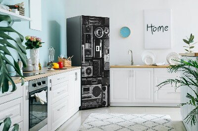 Magnetic fridge cover Old boom box