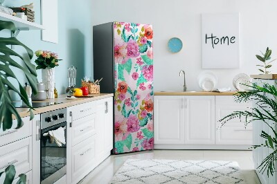 Magnetic fridge cover Beautiful flora