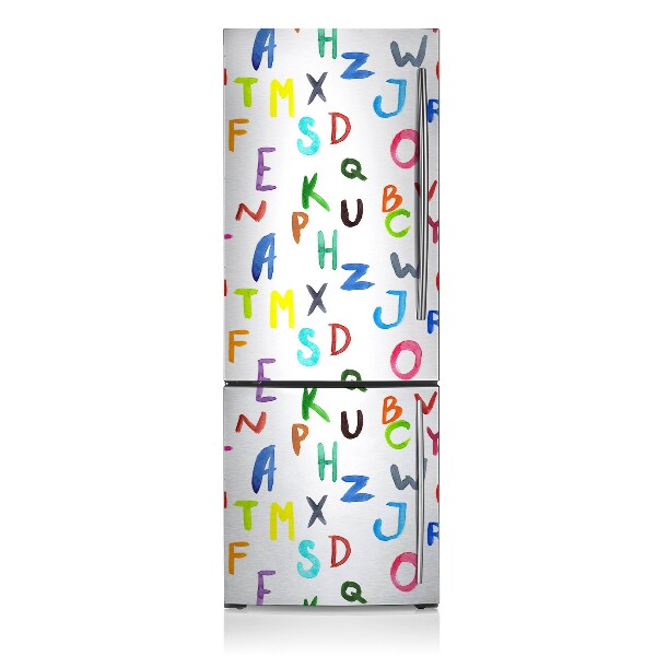 Decoration fridge cover Colorful letters