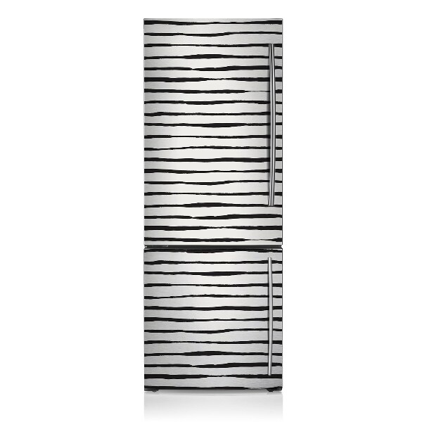 Decoration fridge cover Black lines