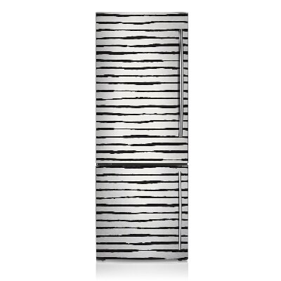 Decoration fridge cover Black lines