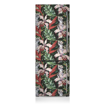 Magnetic fridge cover Tropical parrot