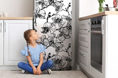 Magnetic fridge cover Orchids